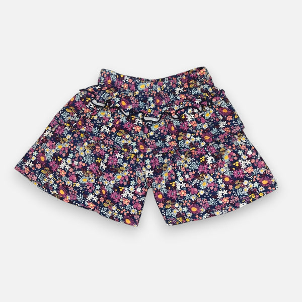 Floral Printed Ruffled Skirt