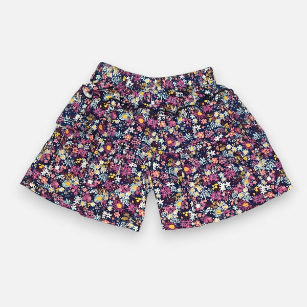 Floral Printed Ruffled Skirt