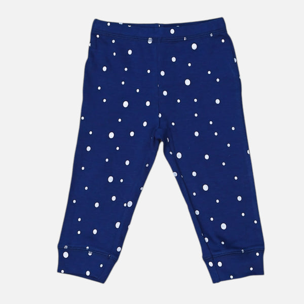 Blue Printed Leggings