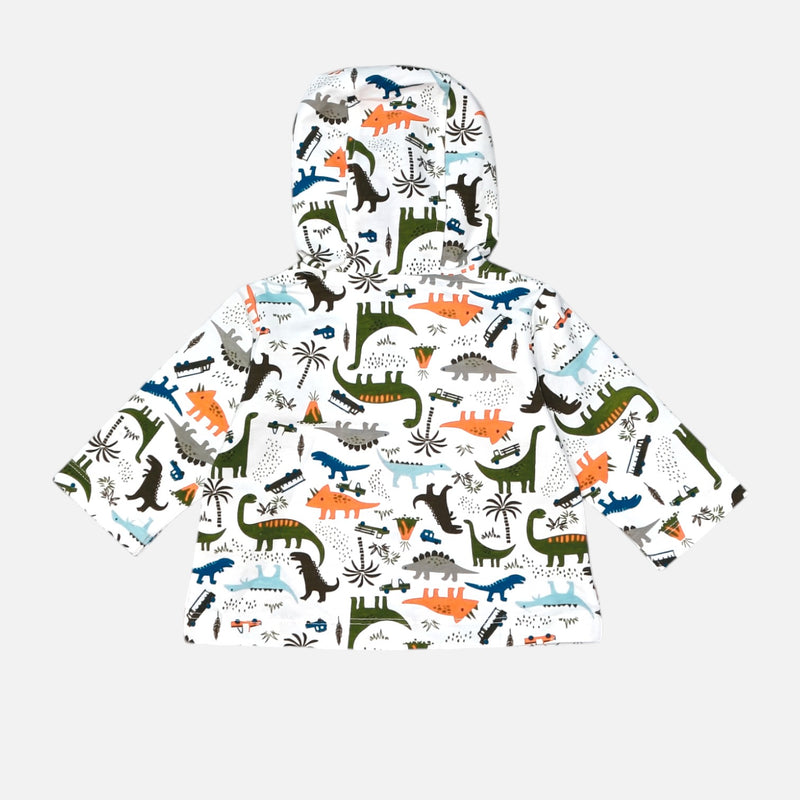 Dinosaur Print Hooded Jacket