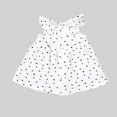 White Sleeveless Frock