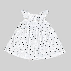 White Sleeveless Frock