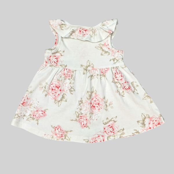 Green Printed Baby Frock