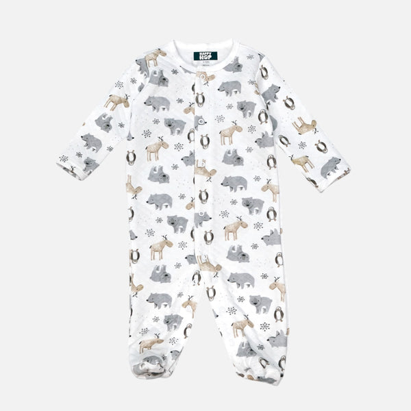 Quilted Printed Baby Romper