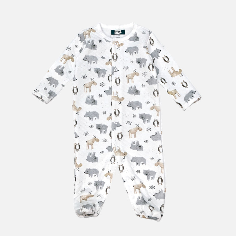 Quilted Printed Baby Romper