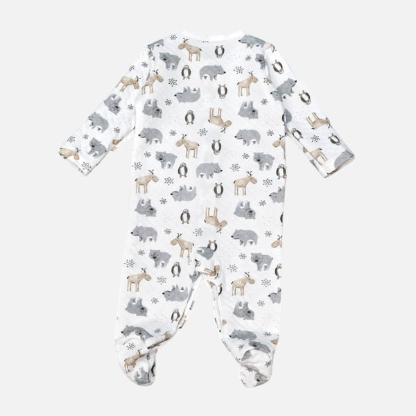 Quilted Printed Baby Romper