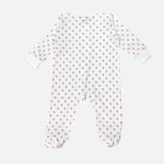 Printed Zip Baby Romper Set Of Two