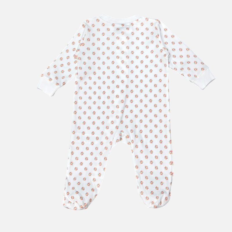 Printed Zip Baby Romper Set Of Two
