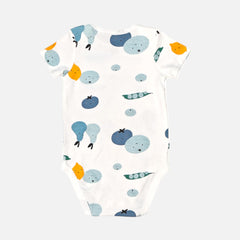 Vegetable Printed Half Sleeves Onesies