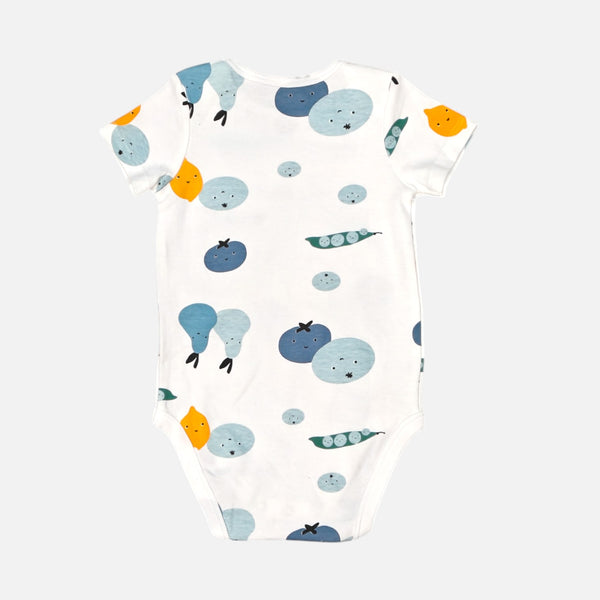 Vegetable Printed Half Sleeves Onesies