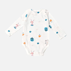Bunny Printed Long Sleeves Onesies