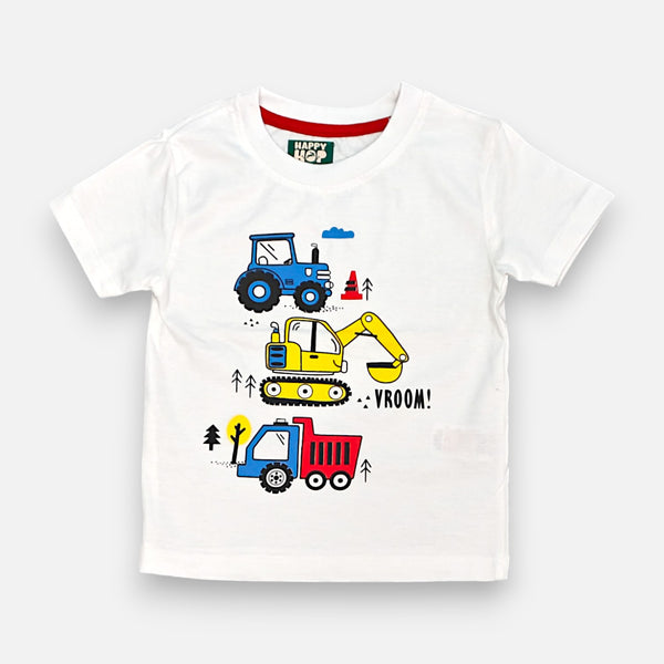 Truck Printed T-shirt with Short Set