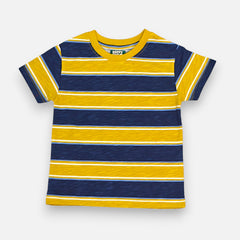 Stripped Printed T-shirt with Short Set