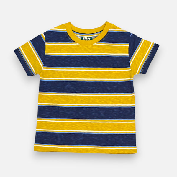 Stripped Printed T-shirt with Short Set