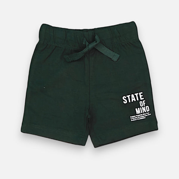 Green Printed T-shirt with Short Set