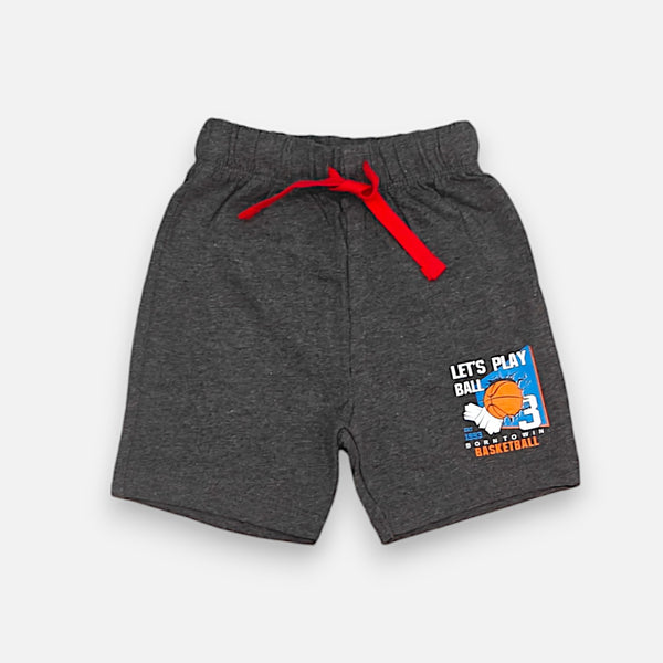 Basketball Printed T-shirt with Short Set