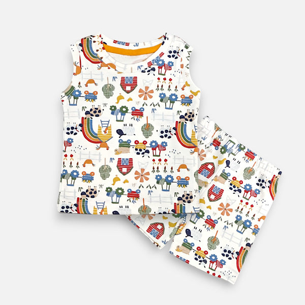 Animal Vest and Short Set