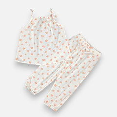 Sleeveless Printed Co-Ord Set