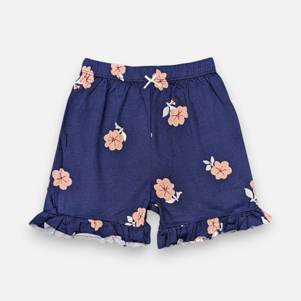 Navy Blue Sleeveless Top and Short Set