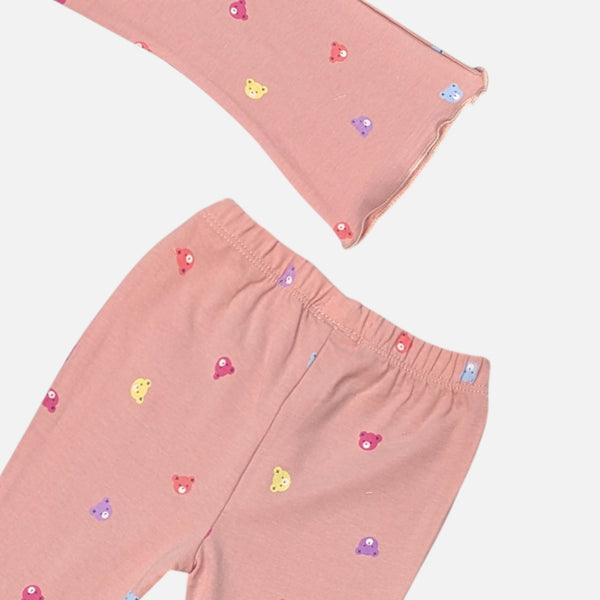 Peach Printed Palazzo