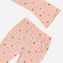 Peach Printed Palazzo