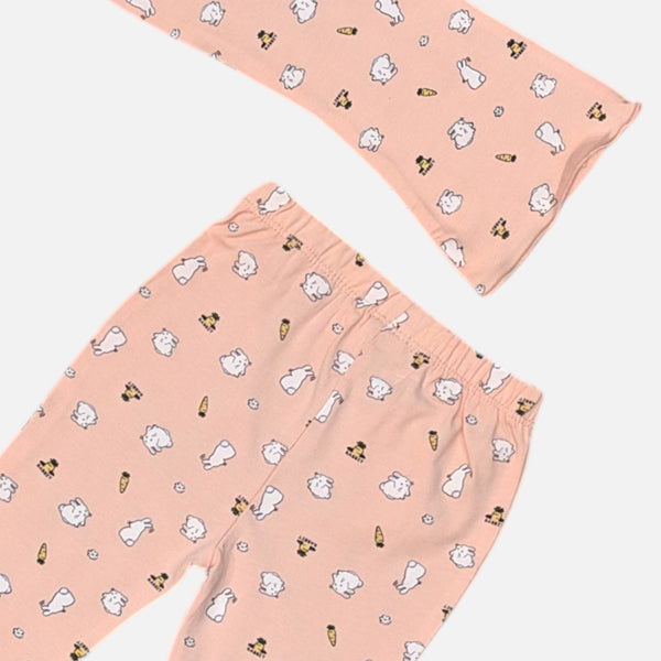 Peach Printed Palazzo