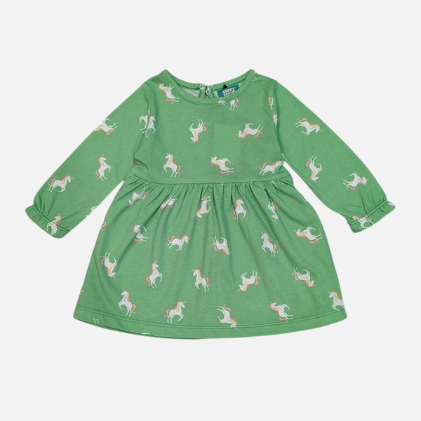 Green Printed Frock
