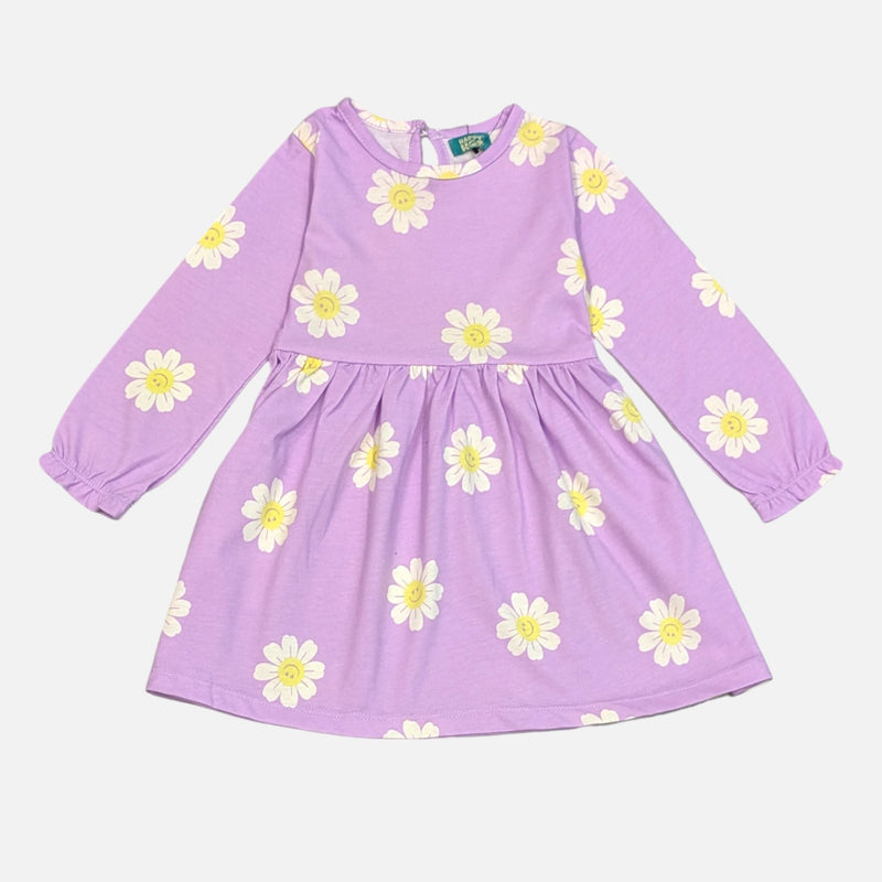 Purple Printed Frock