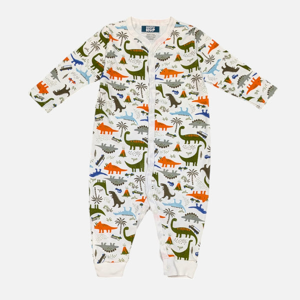 Dinosaur Printed Full Sleeves Rompers