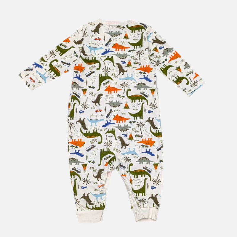 Dinosaur Printed Full Sleeves Rompers