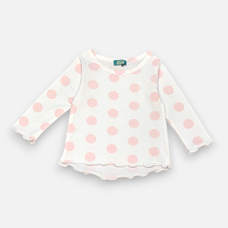 While Printed Full Sleeves Top