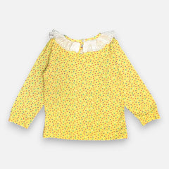 Full Sleeves Printed Frill Top