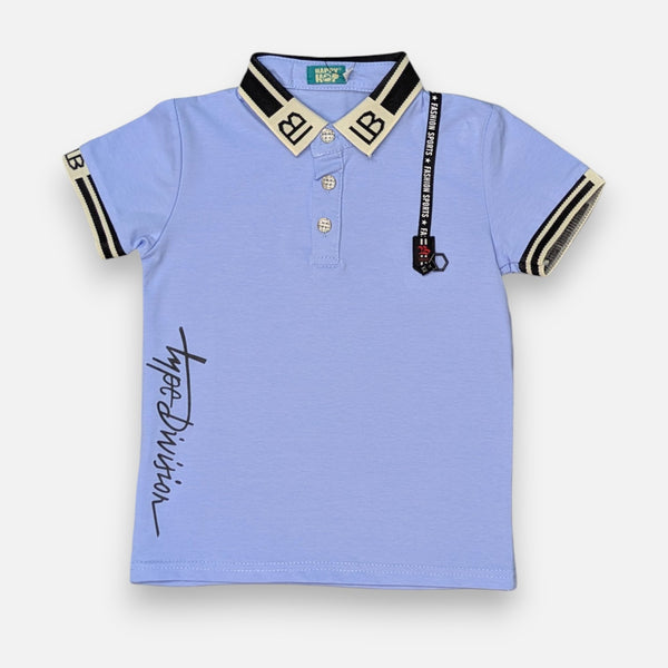 Light Blue Collar Polo T-shirt