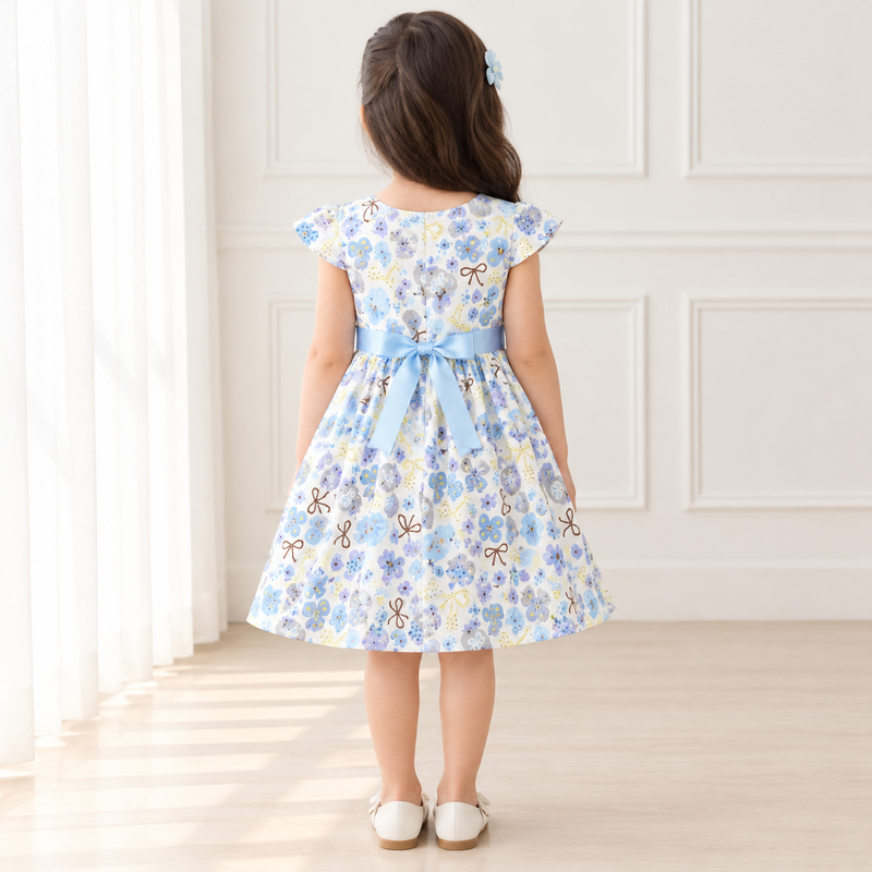Celestial Bow & Blossom Flutter Frock