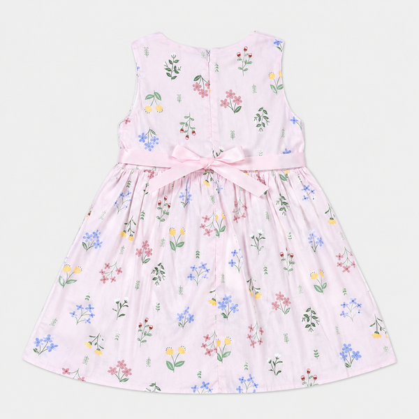 Pastel Pink Floral Frock
