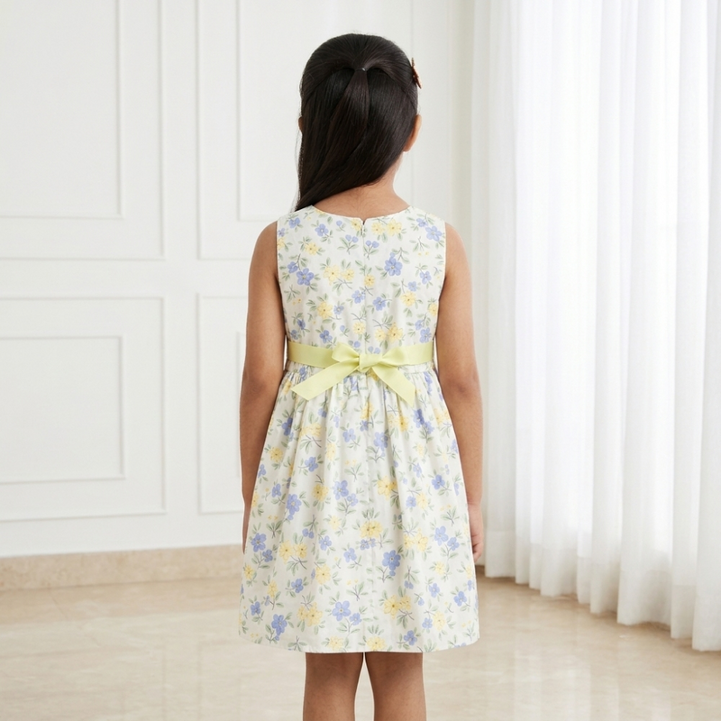 Blossom Meadow Sleeveless Frock