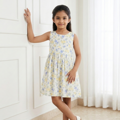 Blossom Meadow Sleeveless Frock