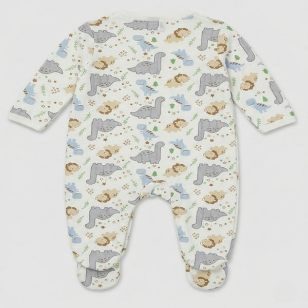Pastel Jurassic Quilted Romper