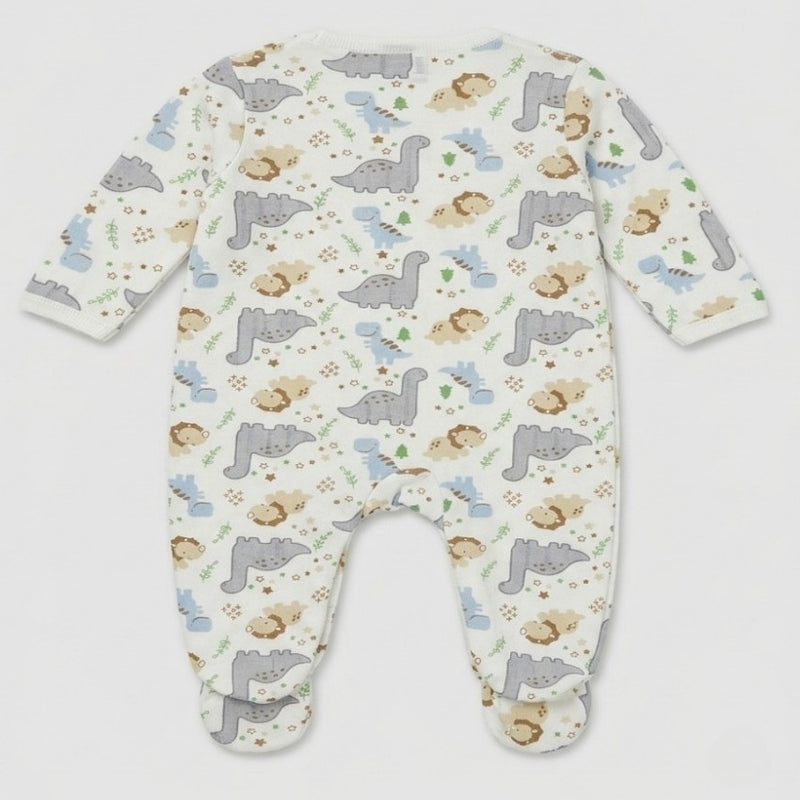 Pastel Jurassic Quilted Romper