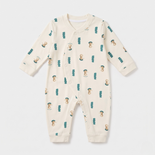 Ocean Breeze Seahorse Romper