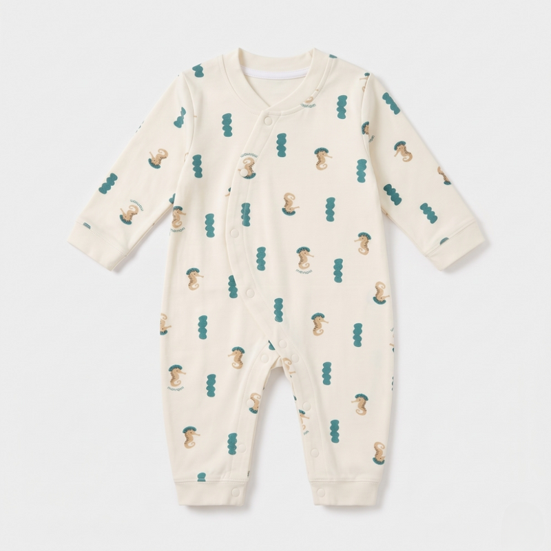 Ocean Breeze Seahorse Romper