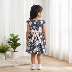 Midnight Blossom Garden Frock