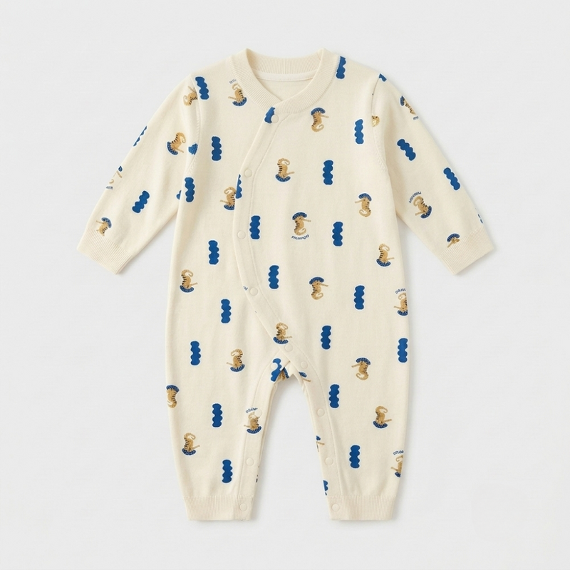 Deep Blue Sea Seahorse Romper
