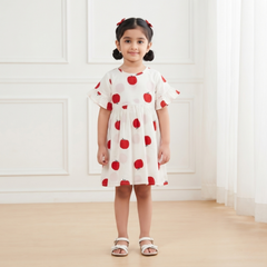 Little Apple Print Dress