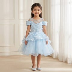 Elsa Butterfly Sky Princess Dress