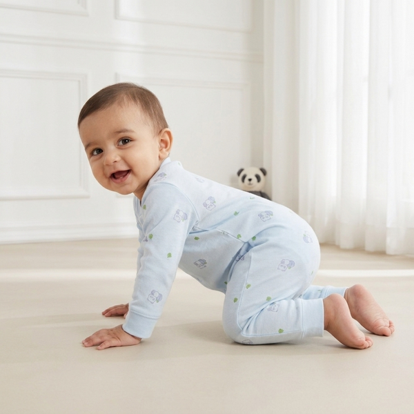 Little Panda Meadow Romper