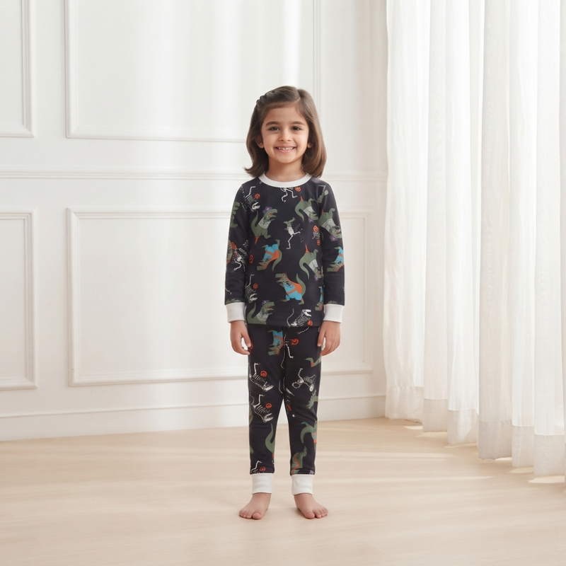 Dino Skeleton Glow Nightsuit