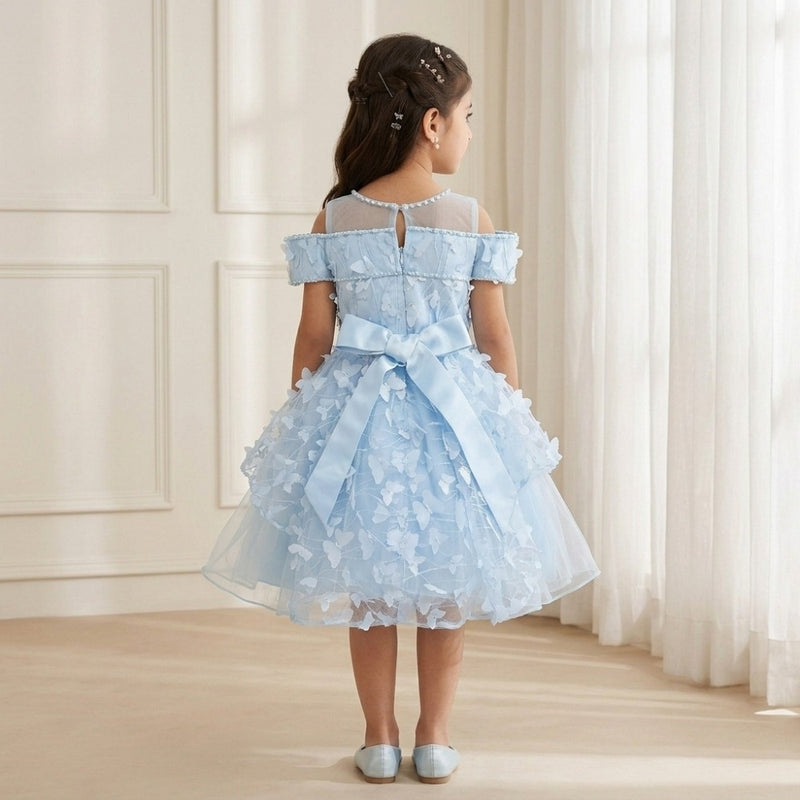 Elsa Butterfly Sky Princess Dress