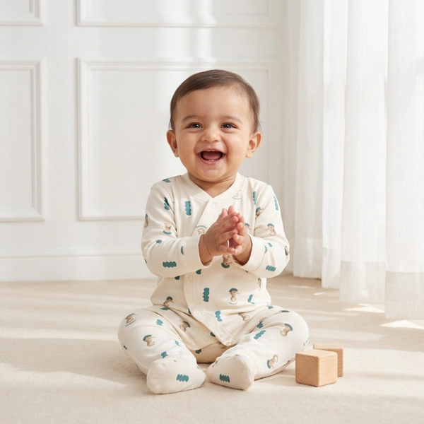 Ocean Breeze Seahorse Romper