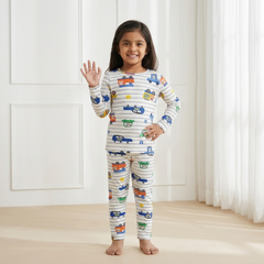 Traffic Jam Striped Nightsuit